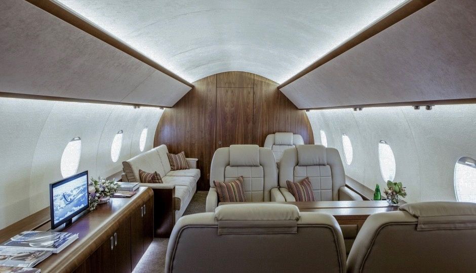 Аренда фотостудии Private Jet Studio Зал Салон Gulfstream 650 в Москве | Фото 